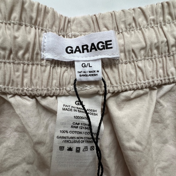 Garage Pants Parker Pull On Pebble Gray High Waist Joggers Trousesr Baggy Size L - Picture 5 of 6